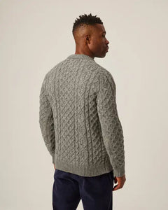 Peregrine Men Hudson Aran jumper