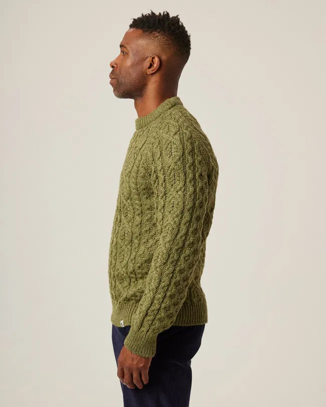 Peregrine Men Hudson Aran jumper