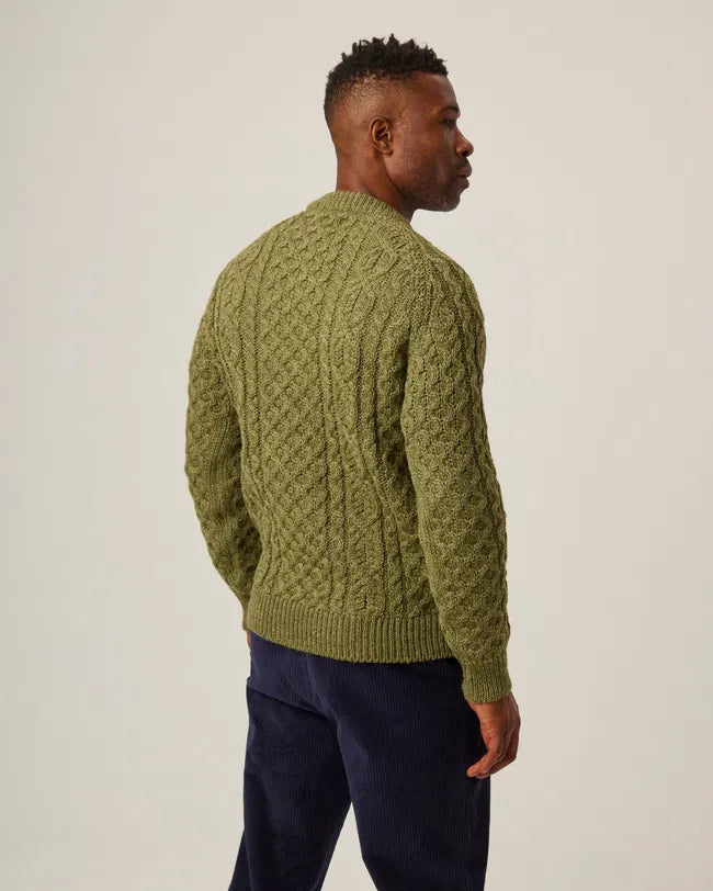 Peregrine Men Hudson Aran jumper