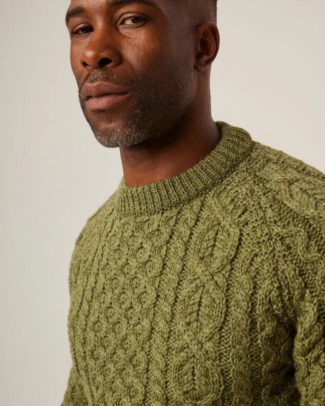 Peregrine Men Hudson Aran jumper