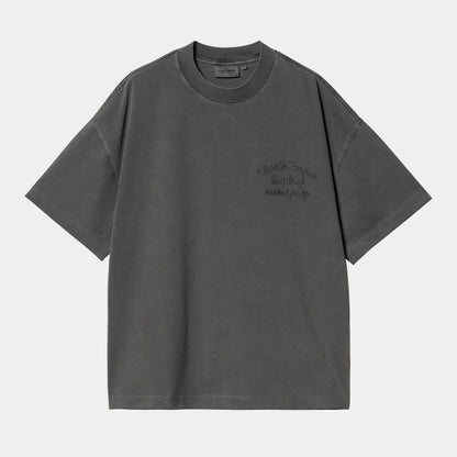 CARHARTT WIP S/S Bait Shack T-Shirt in Schwarz/garment dyed