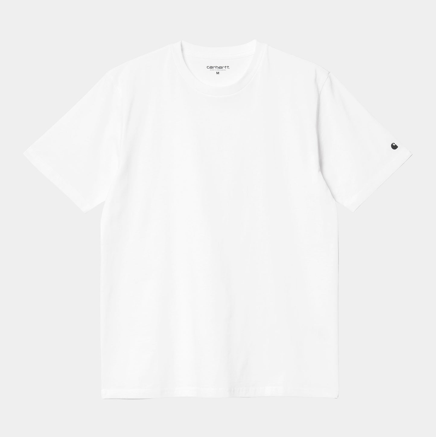Carhartt Wip S/S Base T-Shirt FW24 in Weiß/Schwarz