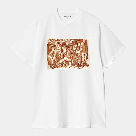 CARHARTT WIP S/S Cai Arfon Bellis T-Shirt in Weiß