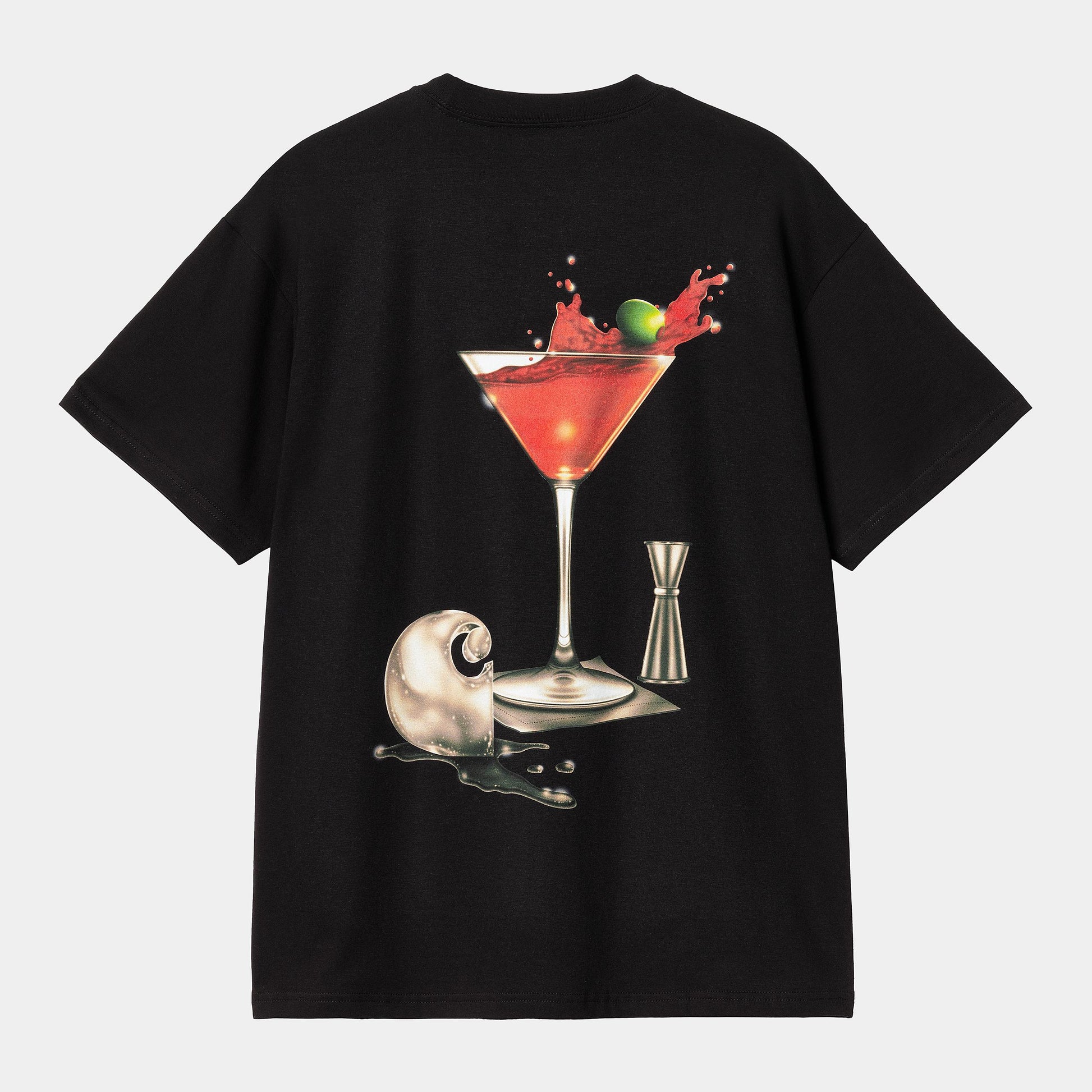 Carhartt WIP S/S Jake Garcia T-Shirt Organic Cotton Single Jersey in Schwarz