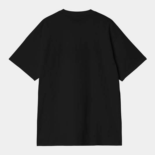 Carhartt WIP S/S Label Script T-Shirt Pre Summer 2025 in Schwarz