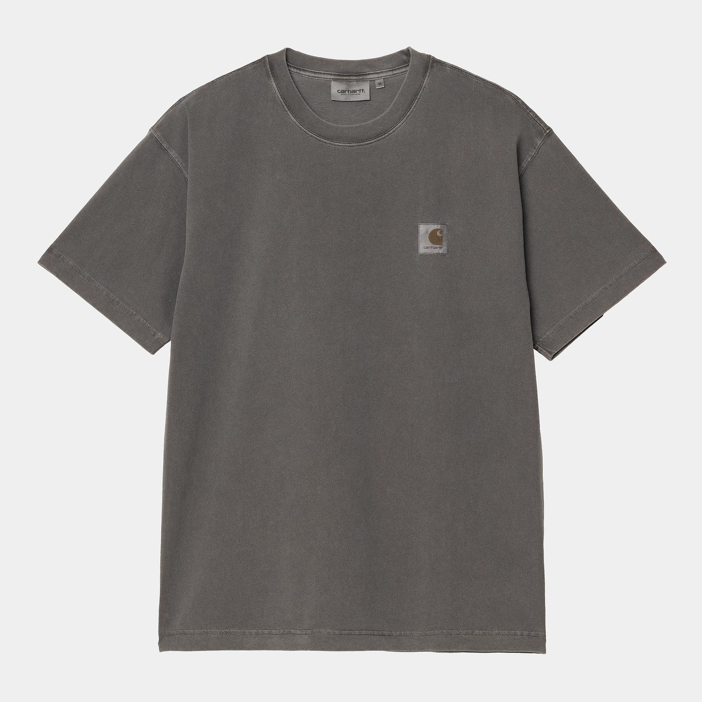 CARHARTT WIP S/S Nelson T-Shirt in Graphite/garment dyed