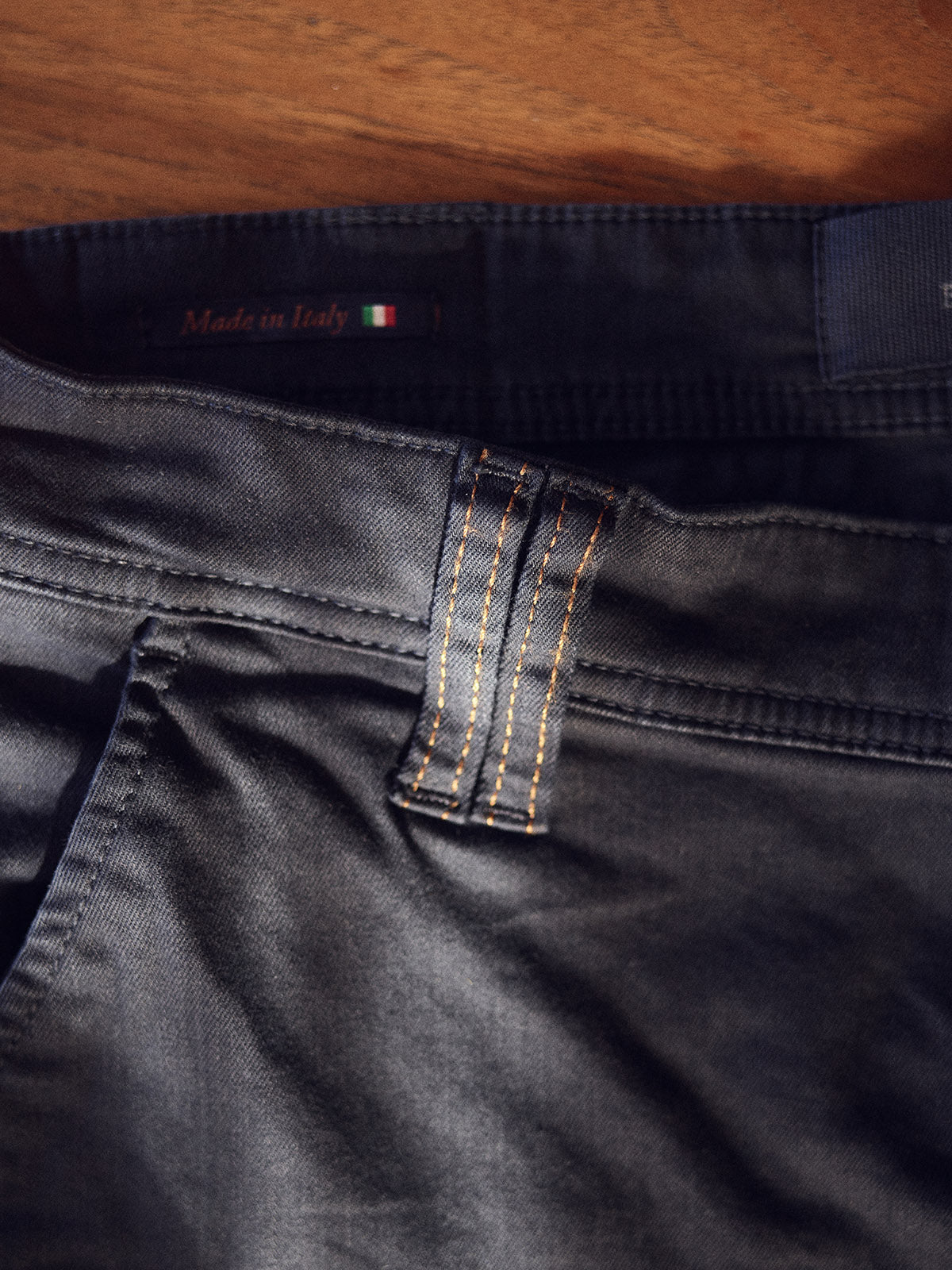 Blue de Gênes Paulo Pavia 1 Chino in Midnight Blue