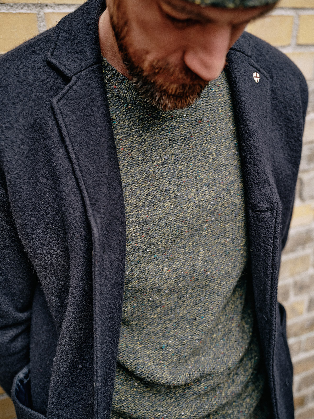 Blue de Gênes Marcos Blazer in Dark Navy