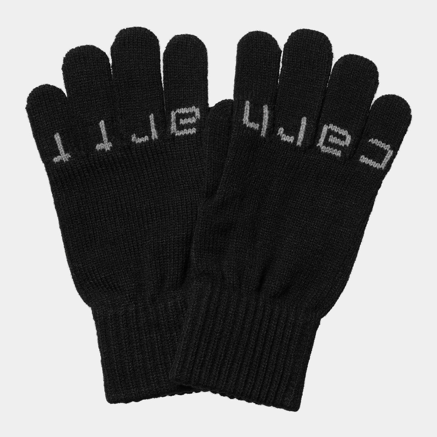 Carhartt WIP Script Gloves in Schwarz