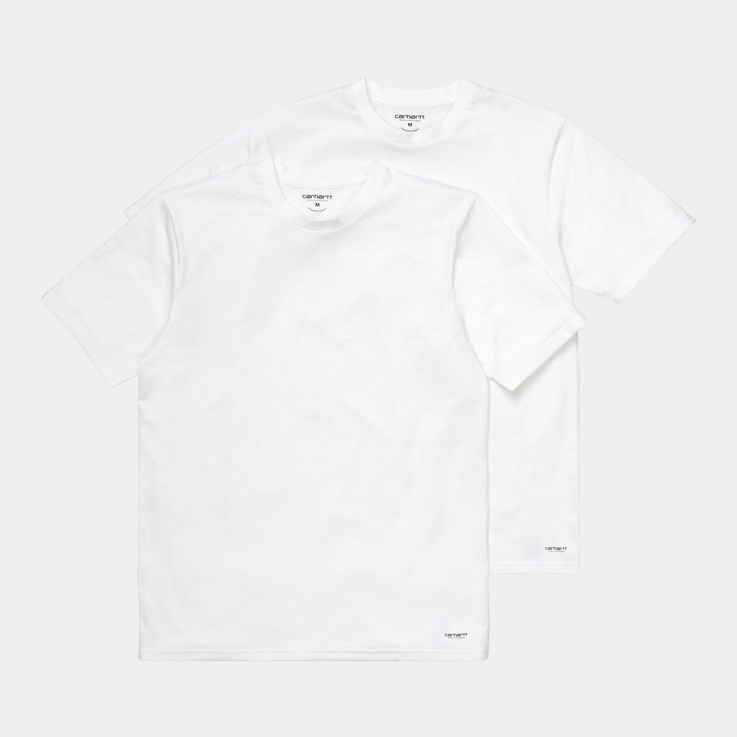 Carhartt WIP Standard Crew Neck T-Shirt in White + White