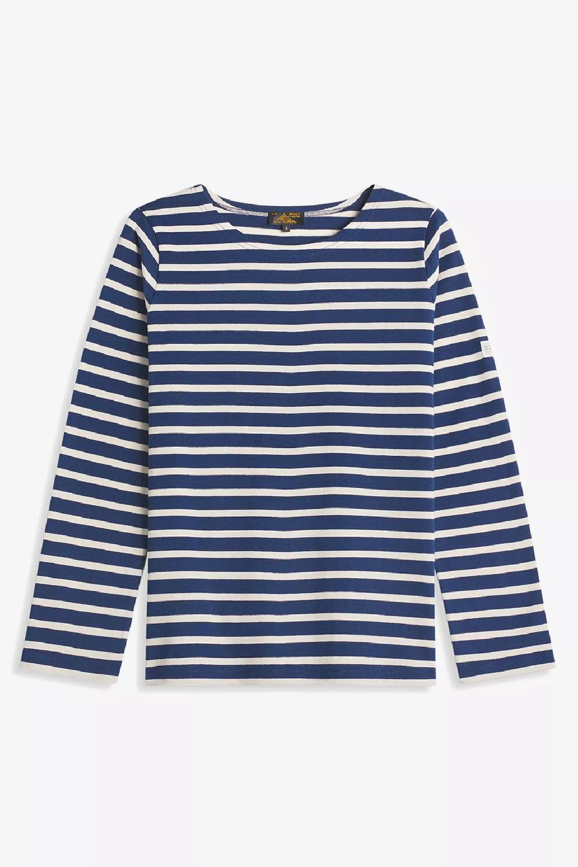 LE MONT SAINT MICHEL THURIN - MARINIERE Longsleeve in Dunkelblau/Off White