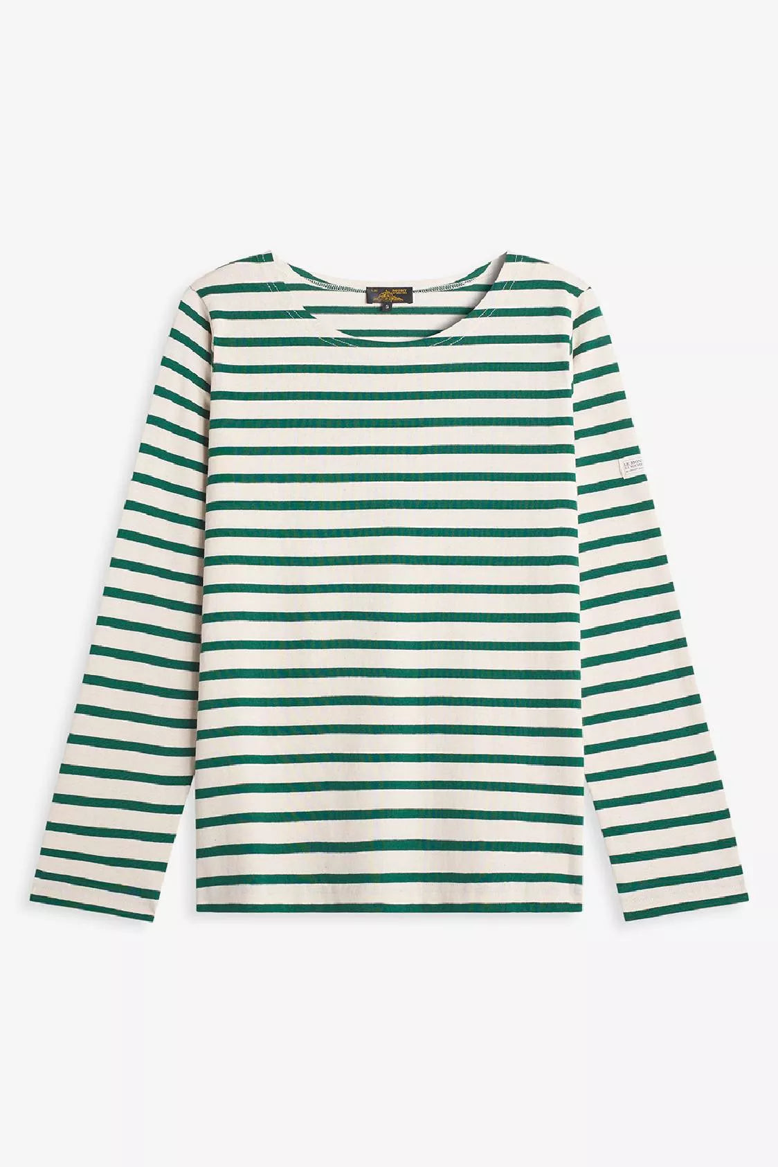 LE MONT SAINT MICHEL THURIN - MARINIERE Longsleeve in Off White/Grün