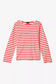 LE MONT SAINT MICHEL THURIN - MARINIERE Longsleeve in Off White/Rot
