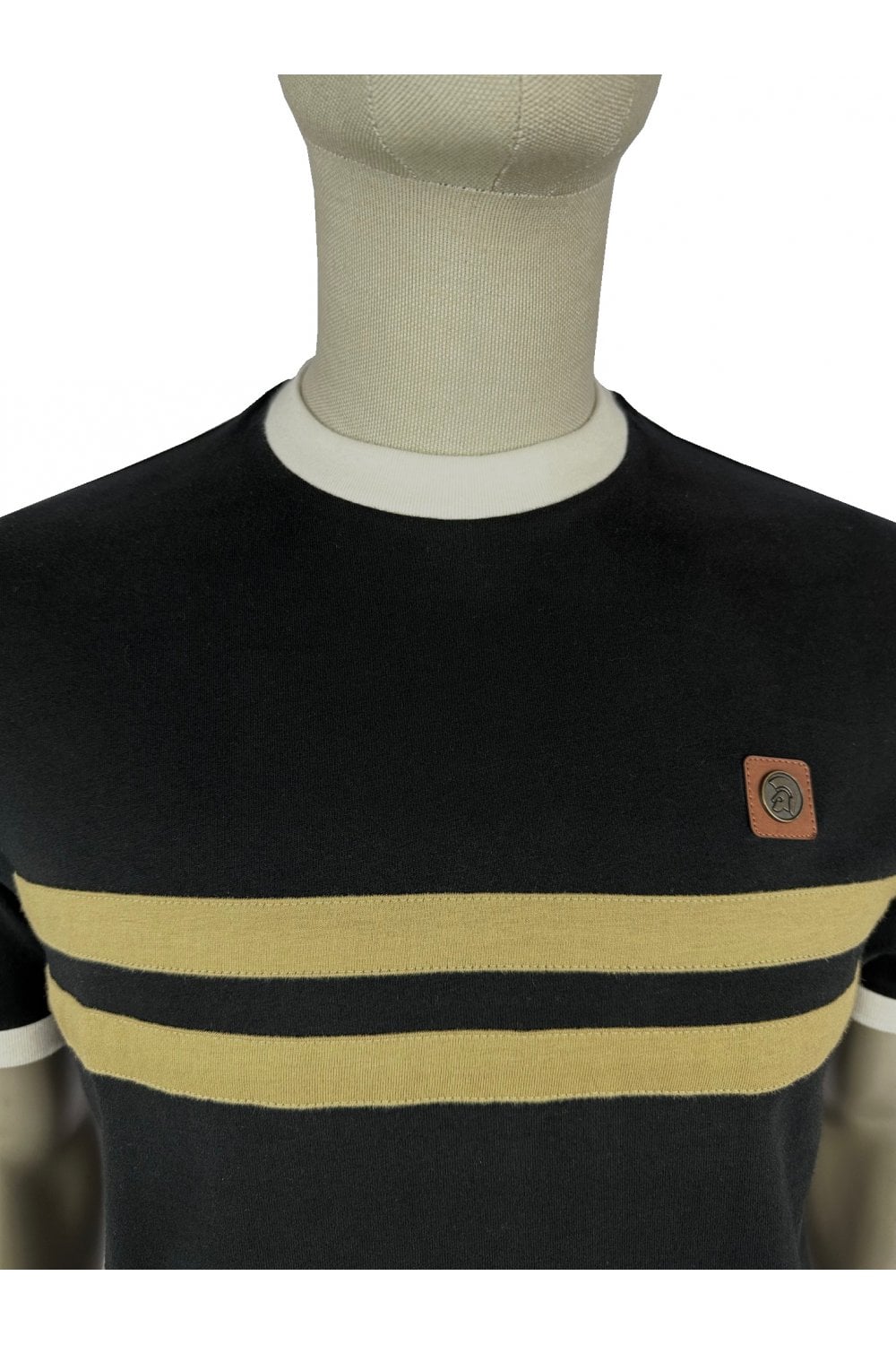 Trojan Laid On Stripe Front Tee TR/8993