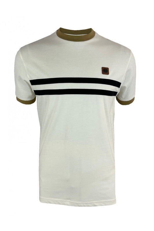 Trojan Laid On Stripe Front Tee TR/8993