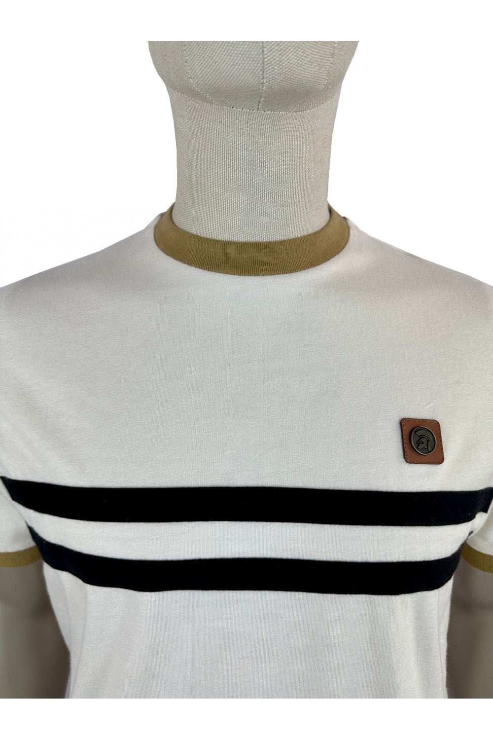 Trojan Laid On Stripe Front Tee TR/8993
