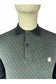 Trojan Ottoman Rib Panel Polo L/S TR/9026 in Schwarz