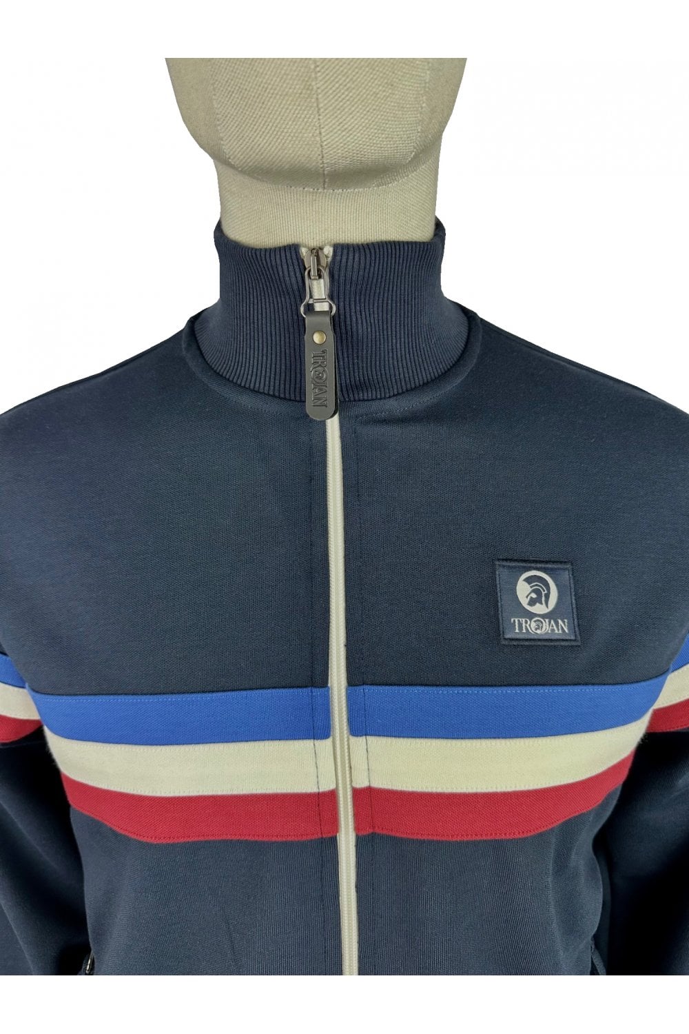 Trojan Retro Stripe Track Top TR/9052