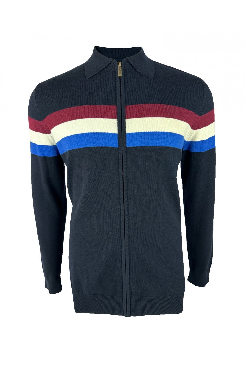 TROJAN Zip Stripe Cardi TR/9011