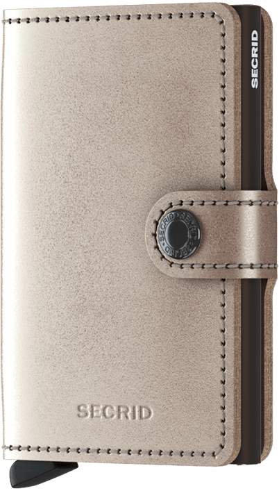 SECRID MINIWALLET METALLIC in Bronze
