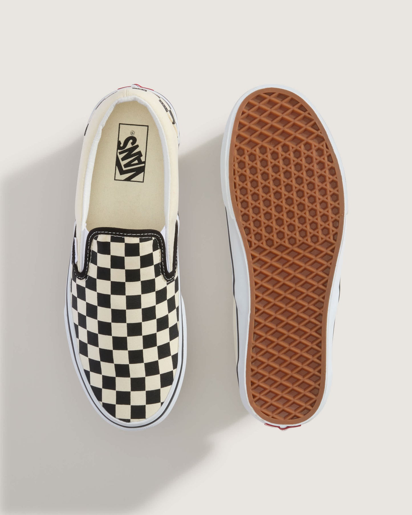 Vans Classic Slip-On VN000EYEBWW – Schwarz/Weiß Checkerboard, Oberseite und Sohle