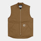 Carhartt Wip Classic Vest FW24 in Hamilton Brown/rigid
