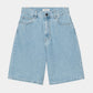 CARHARTT WIP W' Brandon Short in Blau/stone bleached