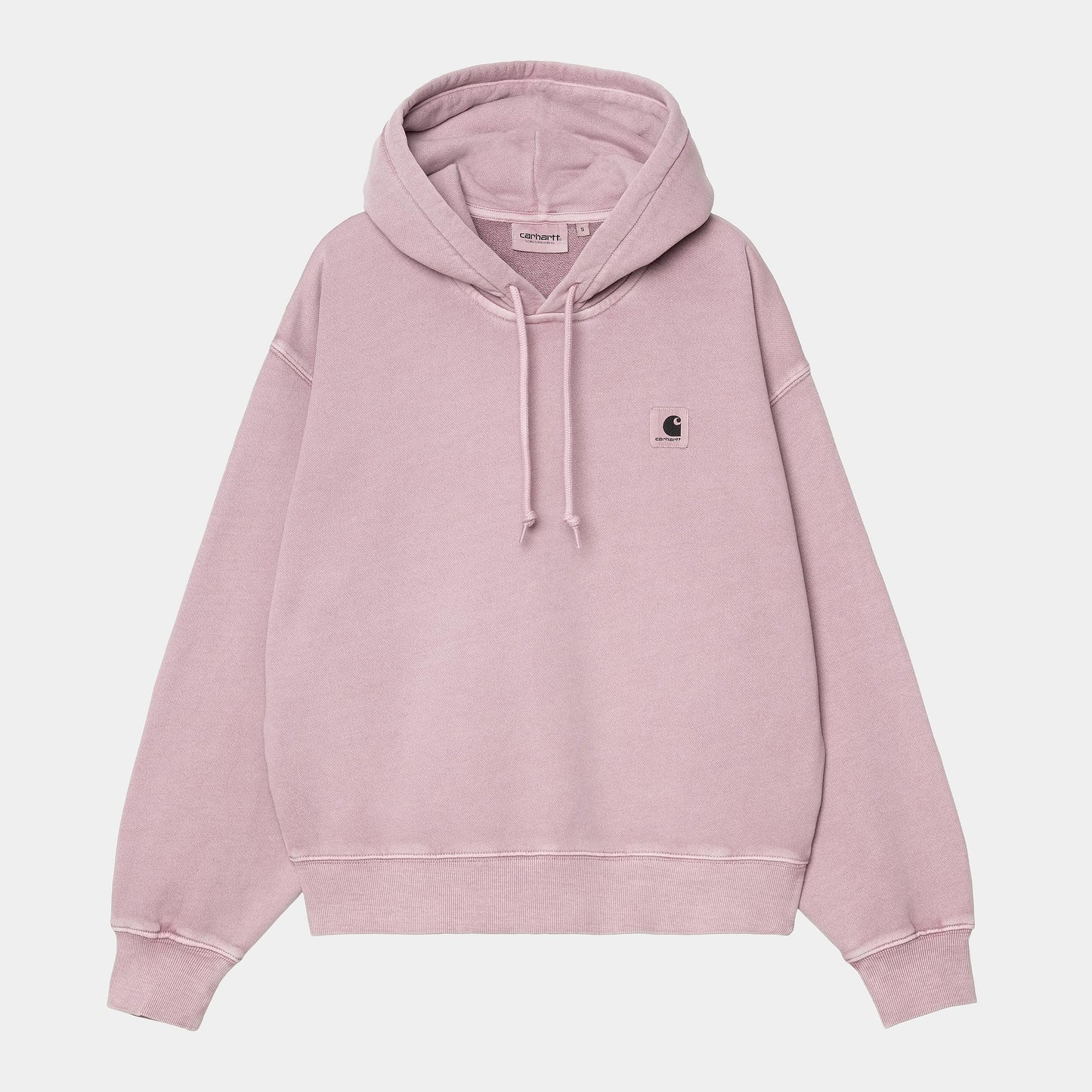 CARHARTT WIP W' Hooded Nelson Sweat in Hortensia/garment dyed