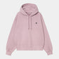 CARHARTT WIP W' Hooded Nelson Sweat in Hortensia/garment dyed