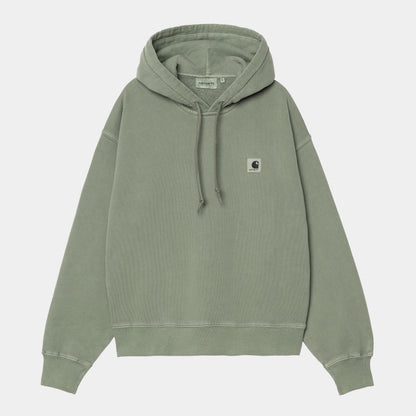 CARHARTT WIP W' Hooded Nelson Sweat in Park/garment dyed