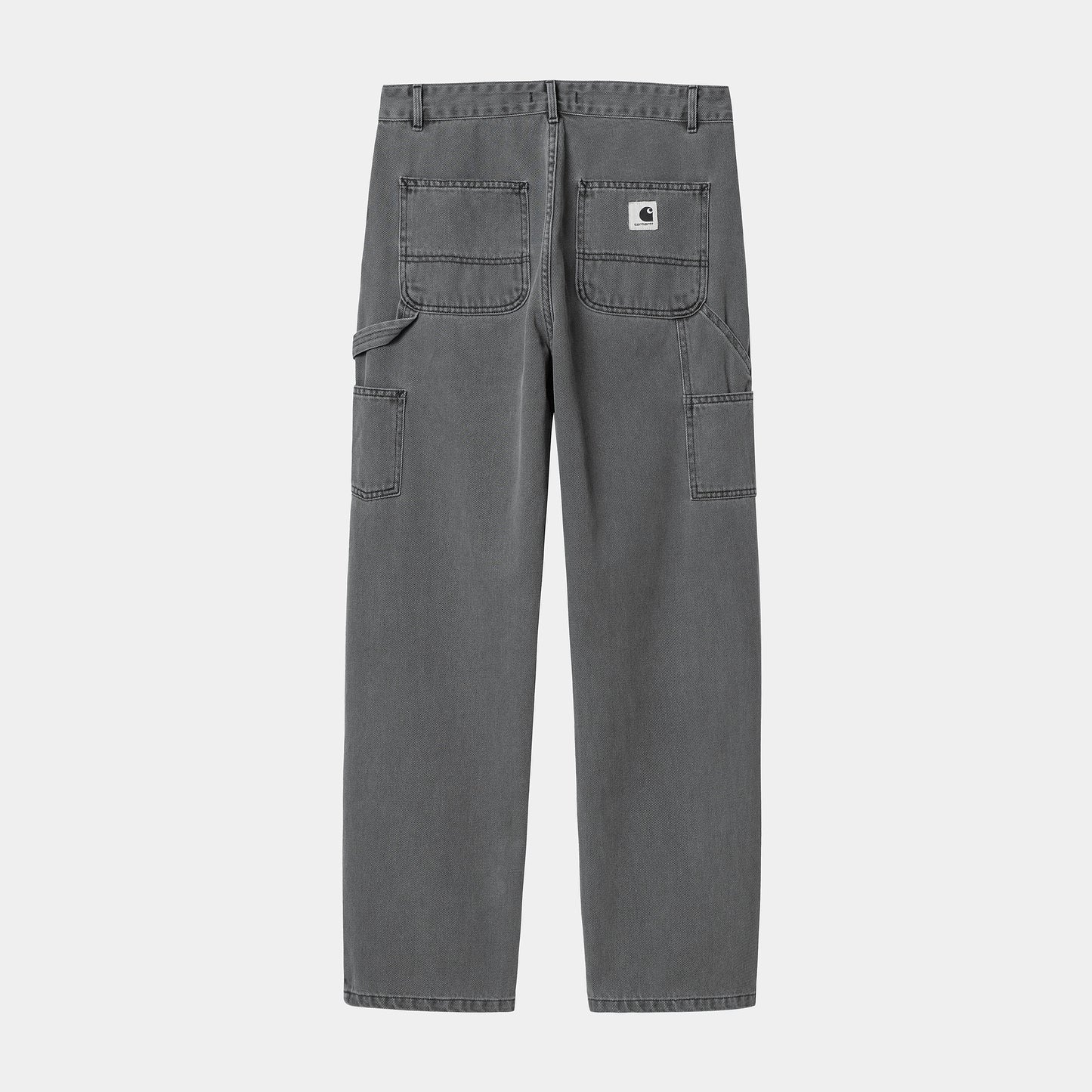Carhartt WIP W' Pierce Pant Straight Maverick Denim in Schwarz/stone bleached