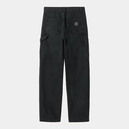 Carhartt WIP W' Pierce Pant Straight Pre Summer 2025 in Schwarz/stone canvas