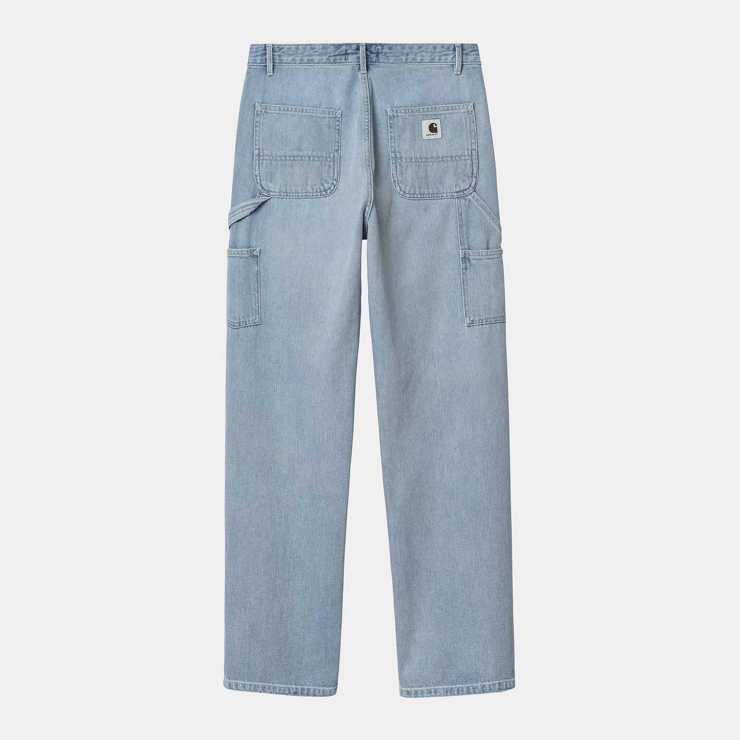 Carhartt WIP W' Pierce Pant Straight Maverick Denim in Blue light stone washed