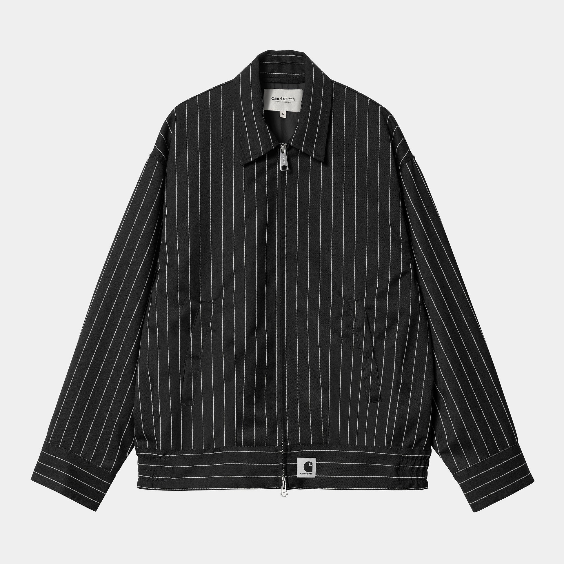 Carhartt WIP W' Seaton Jacket Pre Summer 2025 in Seaton Stripe, Black