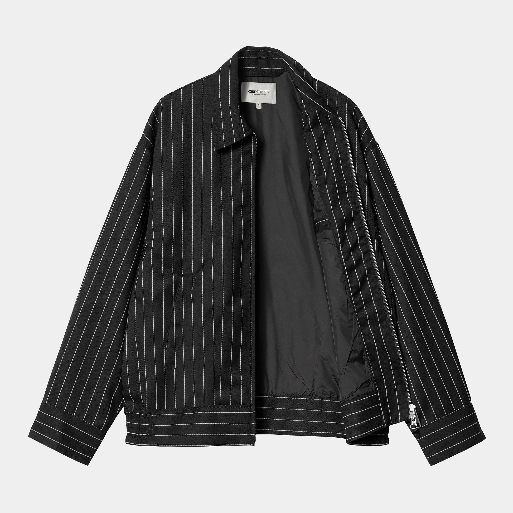 Carhartt WIP W' Seaton Jacket Pre Summer 2025 in Seaton Stripe, Black