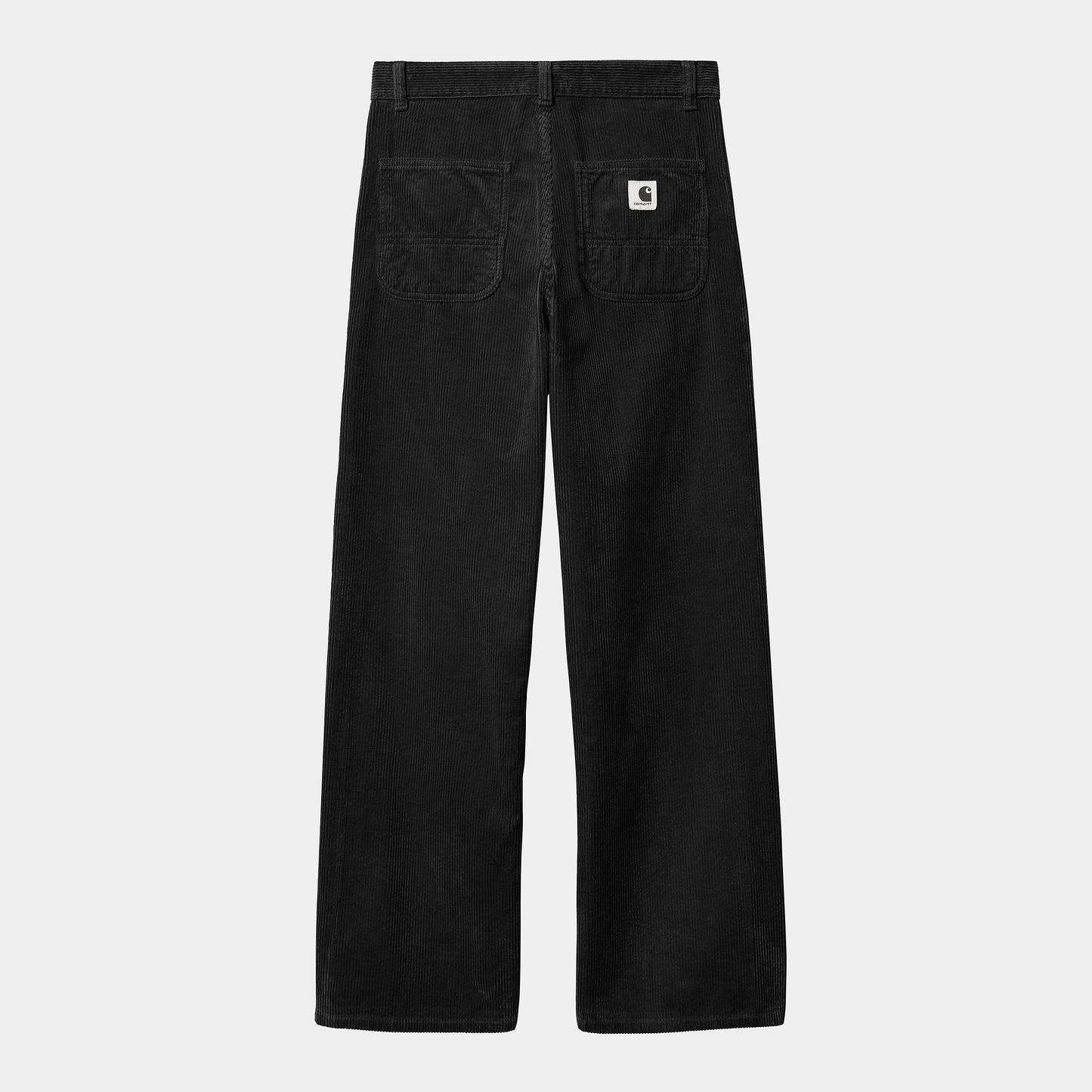 CARHARTT WIP W' Simple Pant 100% Cotton 'Coventry' Corduroy. 8 Wales. 9.7 oz in Schwarz/rinsed