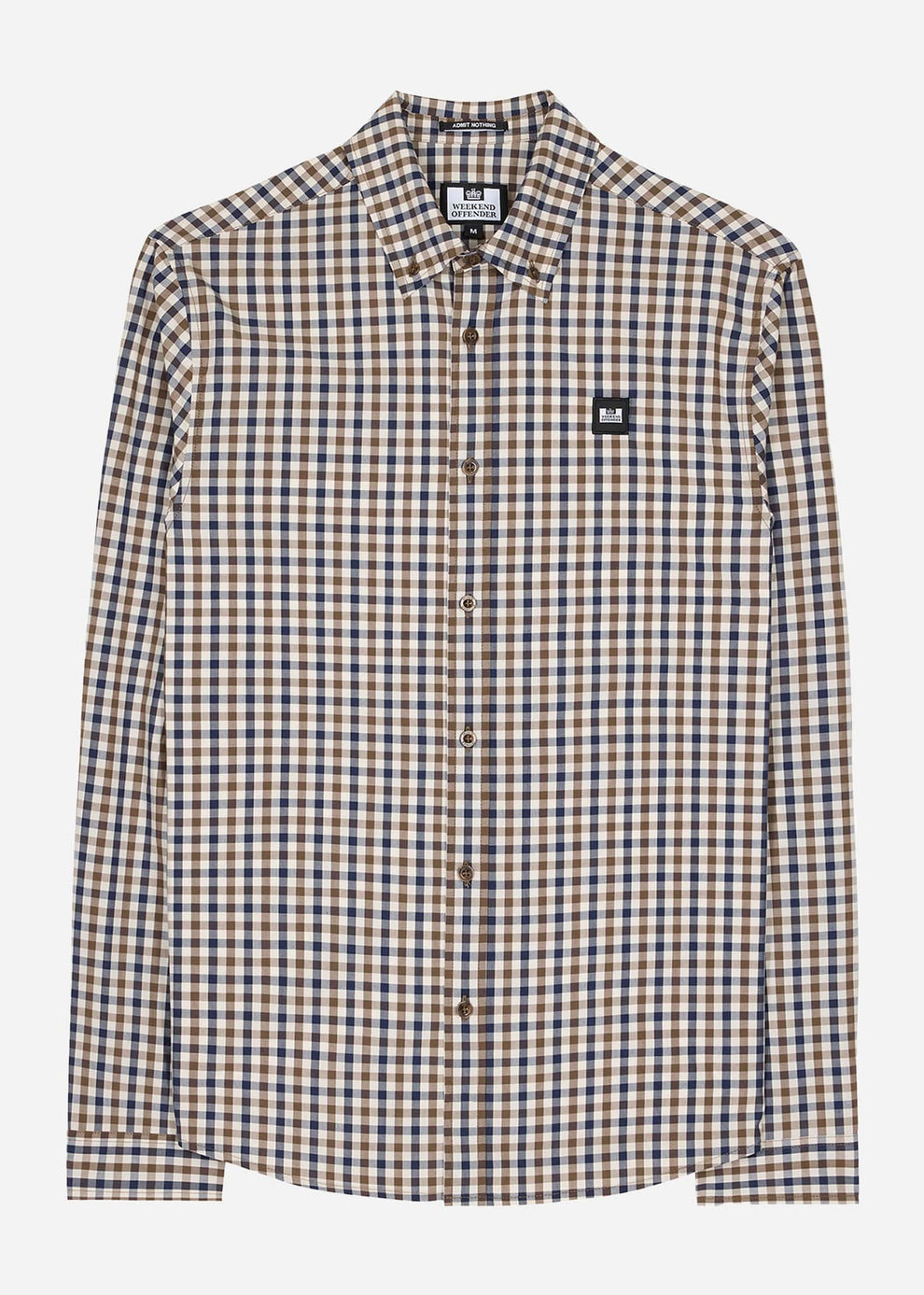 Weekend Offender LISBON LS Shirt in MID HOUSE CHECK