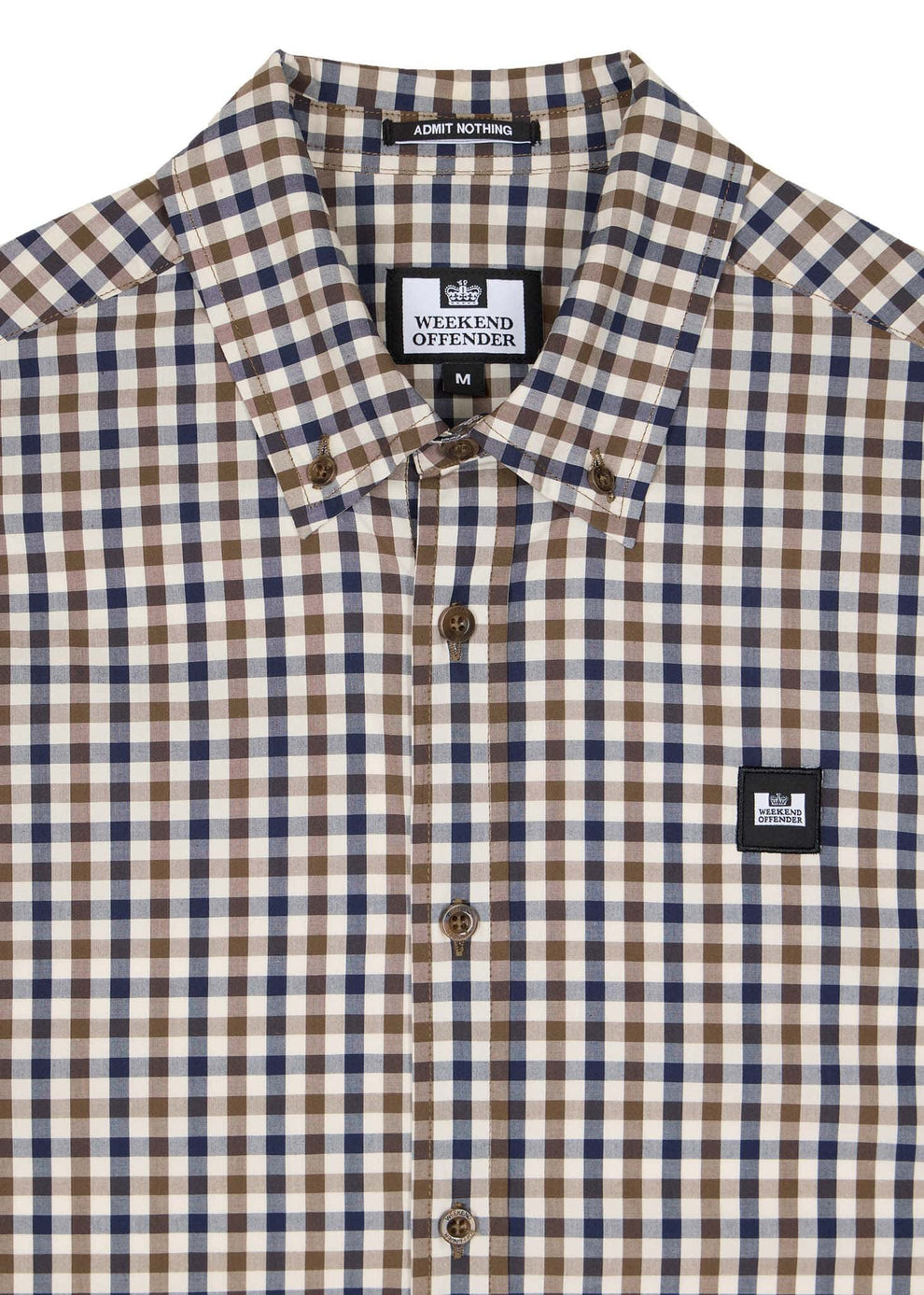 Weekend Offender LISBON LS Shirt in MID HOUSE CHECK