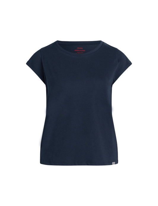 Mads Nørgaard Girls Organic Jersey Teasy Tee FAV in Sky Captain