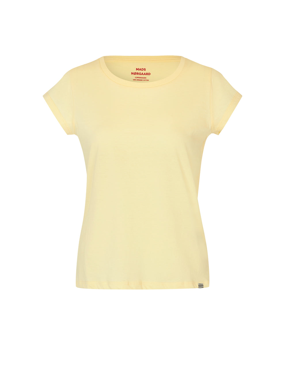 Mads Nørgaard Girls Organic Jersey Teasy Tee FAV in Double Cream