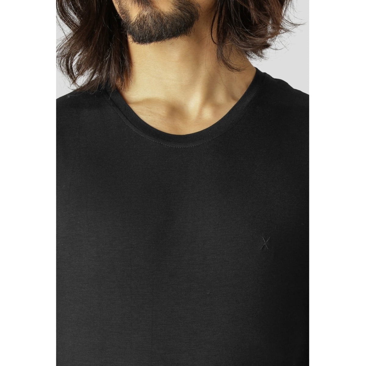 T-Shirt in Schwarz von Clean Cut Copenhagen aus Bambus.
