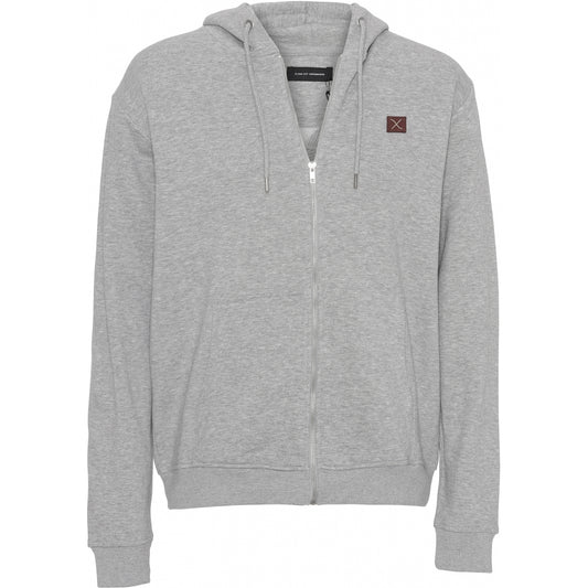Clean Cut Copenhagen - Basic Organic Zip Hood Grey Melange