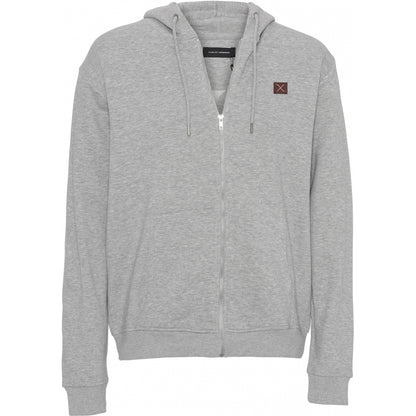Clean Cut Copenhagen - Basic Organic Zip Hood Grey Melange