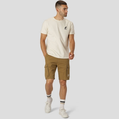 Cargo Shorts von Fat Moose in farbe Beige.