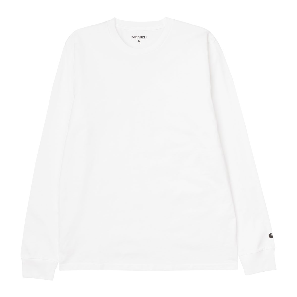 Carhartt WIP   L/S Base T-Shirt White / Black