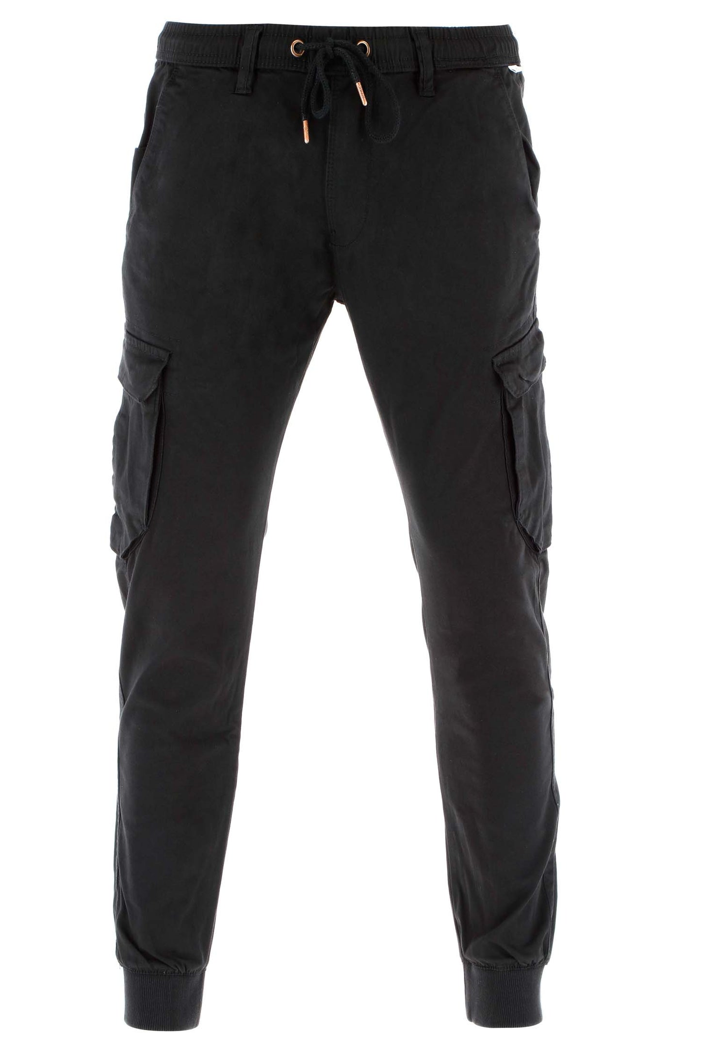 Reell Reflex Rib Cargo Jogger Pant in Schwarz