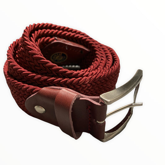Manid Elastic Belt 35mm in Bordeaux