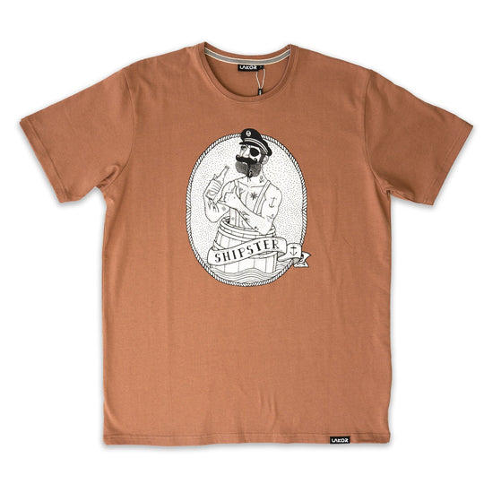 Lakor Classic Shipster Tee Copper Brown
