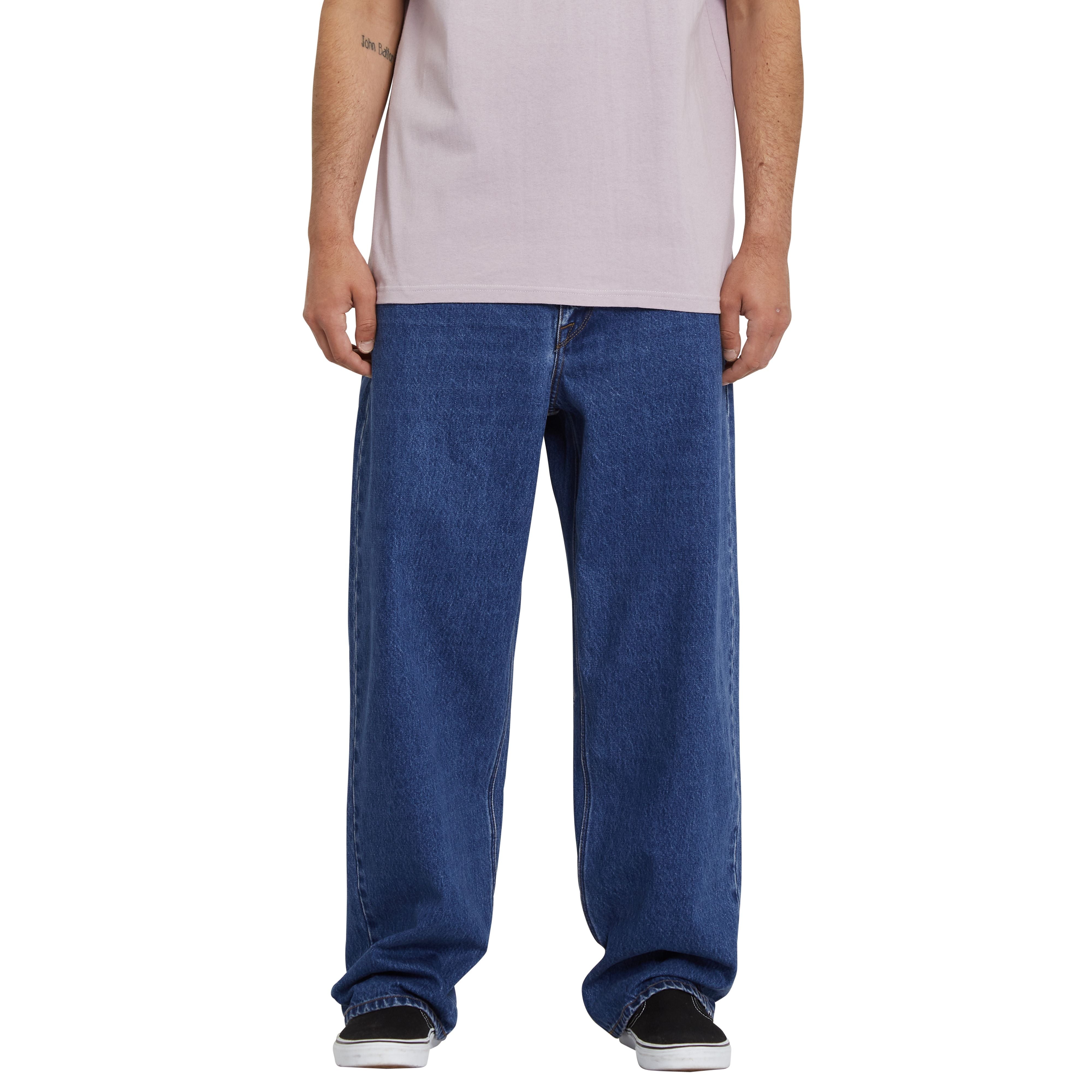 Baggy Hose von Volcom in Farbe Blau.