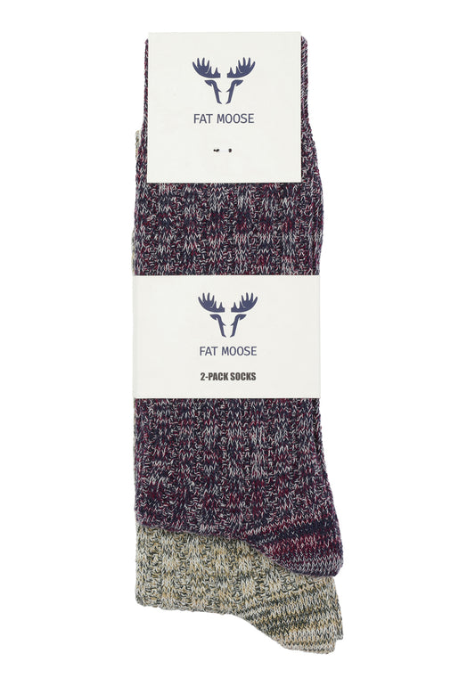 Fat Moose FM Socks 2 pack
